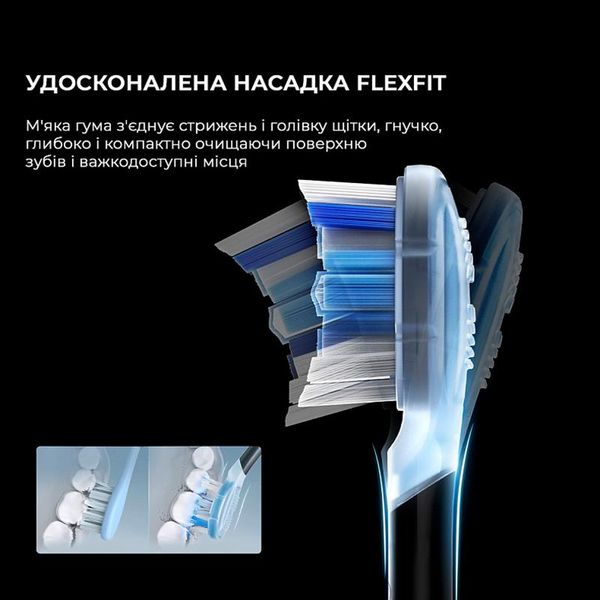 Розумна зубна електрощітка Oclean X Ultra Set Black (OLED) (6970810553499) 6970810553499 фото
