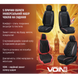 Набір чохлів V-8885 Bk повн к-т екошкіра чорні V-8885 Bk Full фото 12