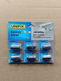 Холодне зварювання сіре 6*10г (блістер) UNIFIX 940016 фото