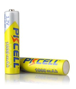 Акумулятор PKCELL 1.2V AAA 1000mAh NiMH Rechargeable Battery, 2 штуки в блістері ціна за блістер, Q12 PC/AAA1000-2BR фото