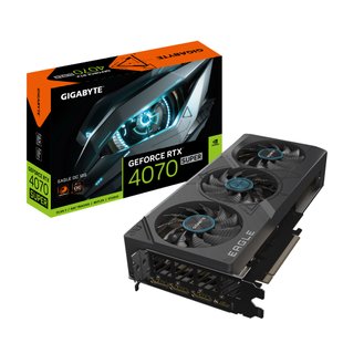 Відеокарта GF RTX 4070 Super 12GB GDDR6X Eagle OC Gigabyte (GV-N407SEAGLE OC-12GD) GV-N407SEAGLE OC-12GD фото