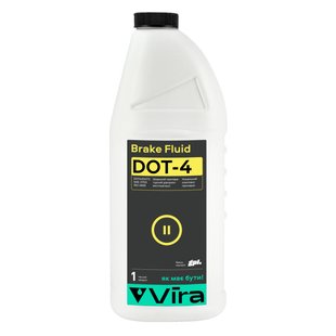 Рідина гальмівна VIRA Brake Fluid DOT-4 1 л (VI1002) VI1002 фото