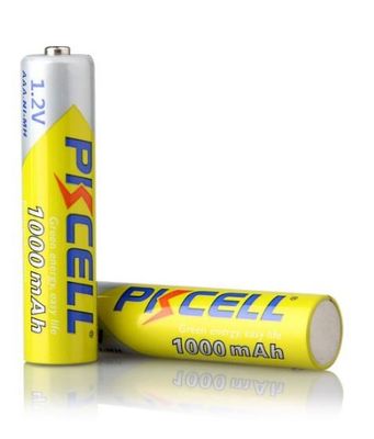 Акумулятор PKCELL 1.2V AAA 1000mAh NiMH Rechargeable Battery, 2 штуки в блістері ціна за блістер, Q12 PC/AAA1000-2BR фото