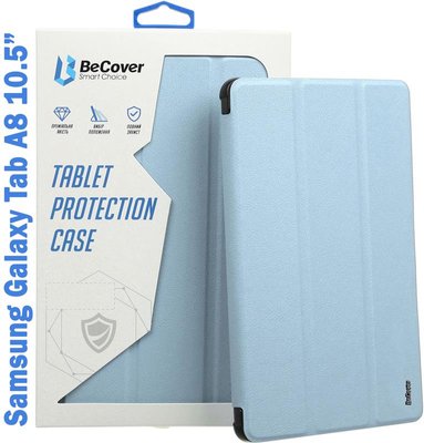 Чохол-книжка BeCover Soft Edge для Samsung Galaxy Tab A8 SM-X200/SM-X205 Light Blue (708331) 708331 фото