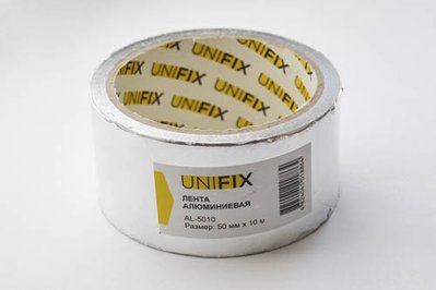 Стрічка клейка алюмінієва 50мм*10м UNIFIX AL-5010 фото