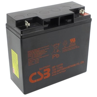 Акумуляторна батарея CSB 12V 17AH (GP12170B1/11644) AGM GP12170B1/11644 фото