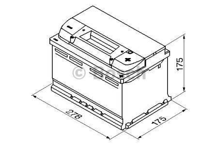 Акумулятор BOSCH 74Ah 12V S5007 R EN750 0092S50070 фото товару
