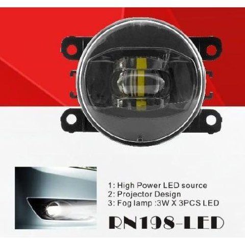 Фари дод. модель Renault/HD/NS/MB/SZ Cars/RN-198L/LED-12V9W (RN-198-LED) RN-198-LED фото товару