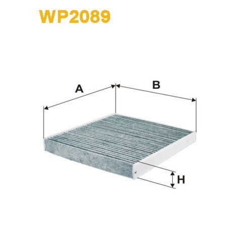 Фільтр салона Audi A3 III, TT III; Seat Leon III; Skoda Octavia III; Volkswagen Golf V Wix Filters (WP2089) WP2089 фото товара