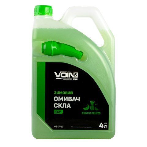 Омивач скла зимовий VOIN "-12" Exotic Fruits 4л (каністра з лійкою) VOIN W2 EF -12 фото товару