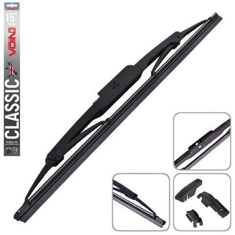 Щетки стеклоочистителя VOIN-605-15 каркасные VOIN-15" 380 мм (TP405-SW-15") CLASSIC (V-WB15-380) V-WB15-380 фото товара