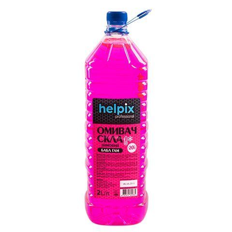 Омивач скла HELPIX 2Л "-20" (БАБЛ ГАМ) (4665) 4665 фото товару