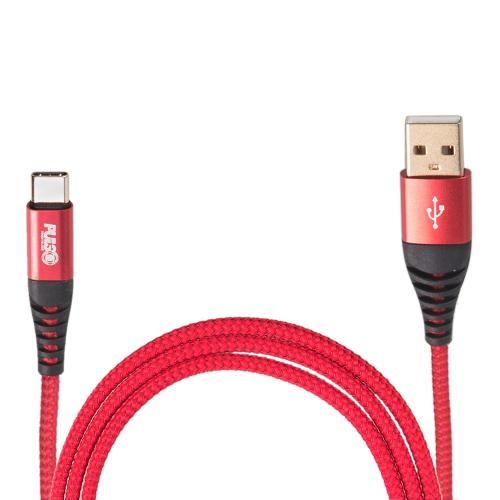 Кабель VOIN CC-4201C RD USB - Type C 3А, 1m, red (швидка зарядка/передача даних) (CC-4201C RD) CC-4201C RD фото