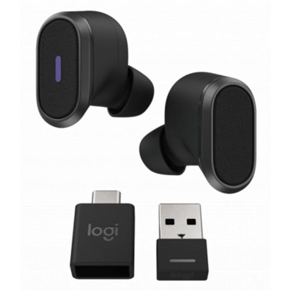 Bluetooth-гарнітура Logitech Zone True Wireless Graphite (985-001082) 985-001082 фото