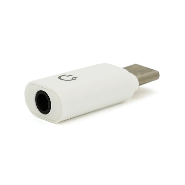 Перехідник KIN KY-195 Type-C(M) => Jack 3.5mm(F), White, OEM KY-195W фото