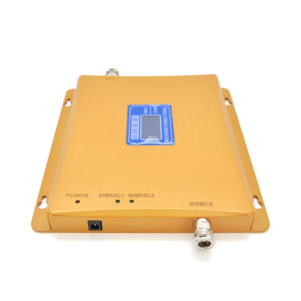 Комплект підсилювач GSM306-3G-4G 900/1800/2100МГц. Підсилювач тридіапазонний, антена прийому 20м кабелю, антена ретрансляції 3 метри. Gold 22746 фото