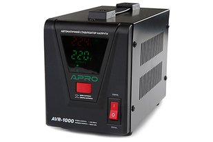 Стабілізатор напруги релейний AVR-1000, 800Вт APRO 852010 фото