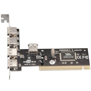 Контролер Frime VT6212 (ECF-PCItoUSB001) PCI-USB2.0(4+1) ECF-PCItoUSB001 фото