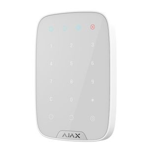 Бездротова сенсорна клавіатура Ajax KeyPad white KeyPad white фото