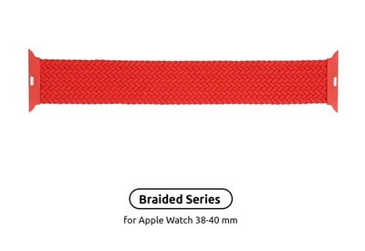 Ремінець Armorstandart Braided Solo Loop для Apple Watch 38mm/40mm/41mm Red Size 2 (120 mm) (ARM58069) ARM58069 фото