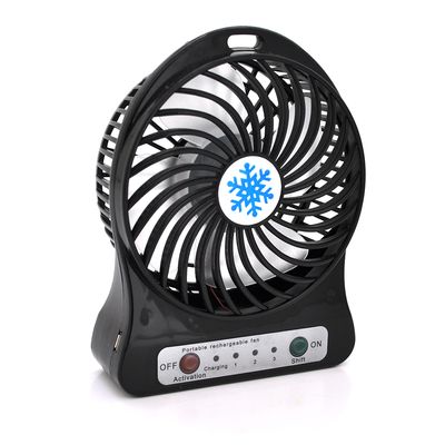 Портативный вентилятор Light Fan, 3 режима скорости, аккумулятор 18650, Mix color, Box YT31747 фото
