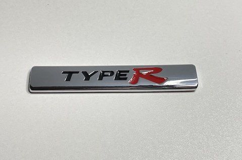 Емблема напис TYPE R на Honda 165x95 mm (хром) ho011 фото товару