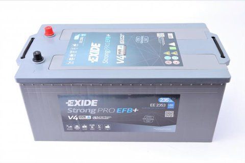 Акумулятор 235Ah-12v Exide Strong PRO EFB (518х279х240),полярність зворотна (3),EN1200 EE2353 фото товару