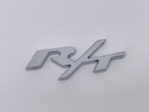 Емблема напис шильдик R/T Dodge (Додж) 95*38 мм (Хром) (Метал) (68051383AA) do006 фото товару