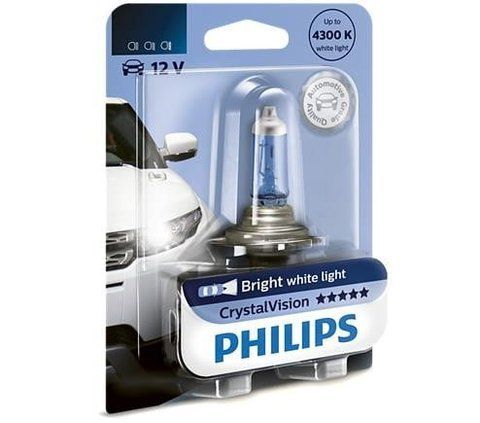 Автолампа галогенова H4 12V 60/55W 4300K P43T-38 CRISTALVISION - З КОЛБОЮ БЛАКИТНОГО КОЛЬОРУ 1ШТ. BLISTER 12342CVB1 фото товара