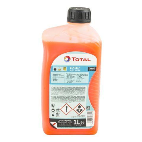 Рідина охолоджуюча TOTAL Glacelf Auto Supra G13 помаранчева концентрат 1л (172765) 213781 фото товара