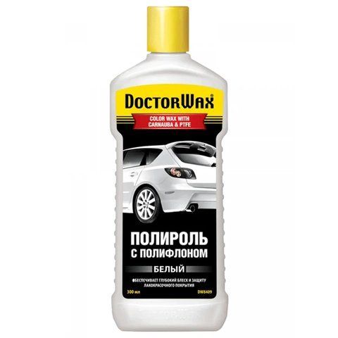 Поліроль кузова з поліфлоном Doctor Wax білий 300 мл (DW8409) DW8409 фото товара