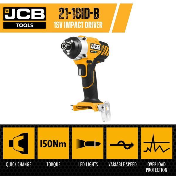 Акумуляторний гвинтоверт JCB Tools JCB-18ID-B-E JCB-18ID-B-E фото товара