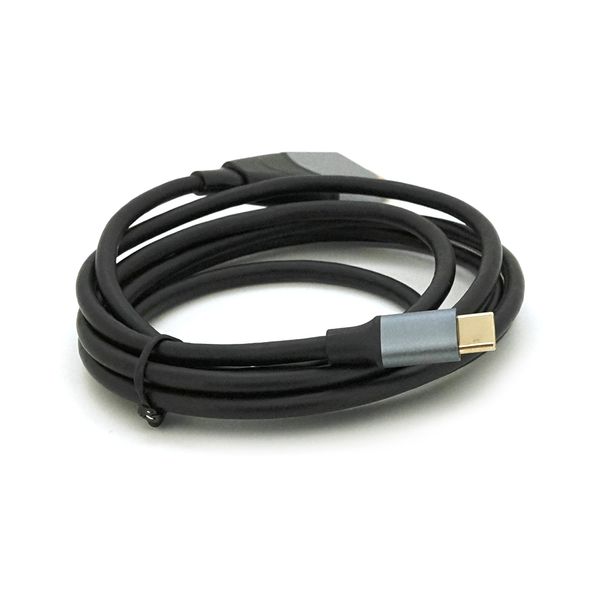 Кабель HDMI (тато) - Type-C (тато), 4K, 30HZ, Chip:AG9310, 1.8m, Black YT-HDMI (M)-Type-C (M) фото