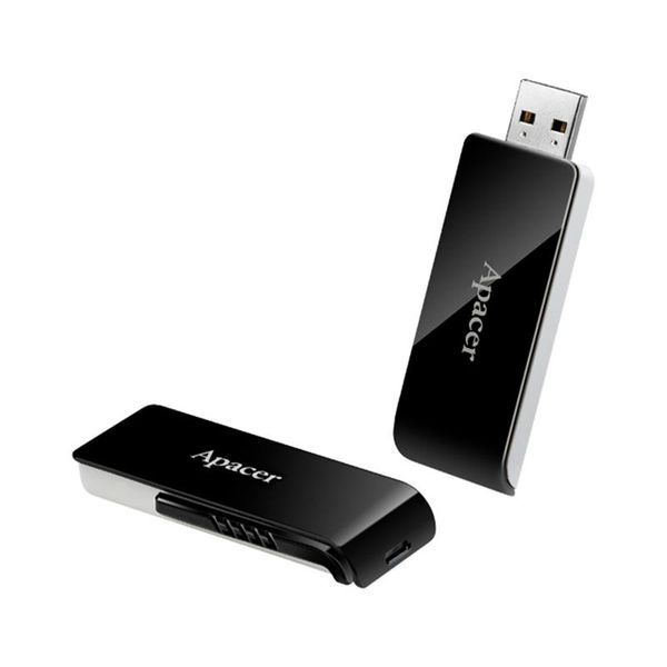Флеш-накопичувач USB3.2 64GB Apacer AH350 Black (AP64GAH350B-1) AP64GAH350B-1 фото