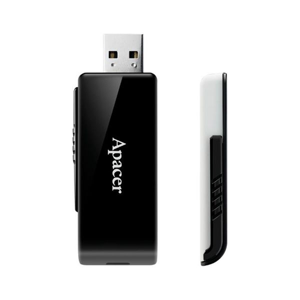 Флеш-накопичувач USB3.2 64GB Apacer AH350 Black (AP64GAH350B-1) AP64GAH350B-1 фото