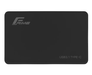 Зовнішня кишеня Frime SATA HDD/SSD 2.5", TYPE C(USB3.1), Plastic, Black (FHE10.25U31) FHE10.25U31 фото