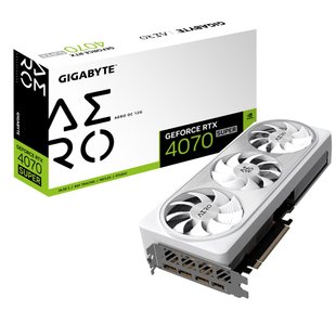 Відеокарта GF RTX 4070 Super 12GB GDDR6X Aero OC Gigabyte (GV-N407SAERO OC-12GD) GV-N407SAERO OC-12GD фото