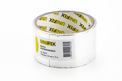 Стрічка клейка алюмінієва 50мм*5м UNIFIX AL-5005 фото