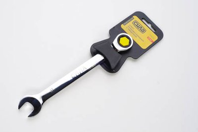 Ключ рожково-накидний з тріскавкою CrV 10мм СИЛА 202014 фото