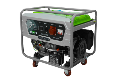 Генератор бензиновий 8 кВт 3 фази, 220V/380V, мідна обмотка  ARM-GG003 фото