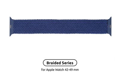 Ремінець Armorstandart Braided Solo Loop для Apple Watch 42mm/44mm/45mm/49mm Atlantic Blue Size 10 (172 mm) (ARM58080) ARM58080 фото