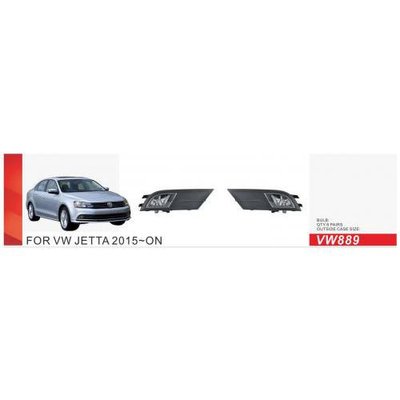 Фари дод. модель VW Jetta 2014-18/VW-889/H8-12V35W/eл проводка (VW-889) VW-889 фото