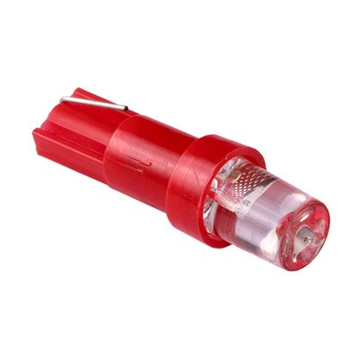 Лампа PULSO/габаритна/LED T5/1SMD-3030/12v/0.5w/3lm Red (LP-120318) LP-120318 фото