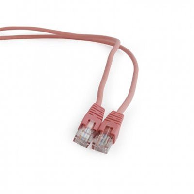 Патч-корд UTP Cablexpert (PP12-3M/RO) літий, 50u "штекер із засувкою, 3 м, рожевий PP12-3M/RO фото