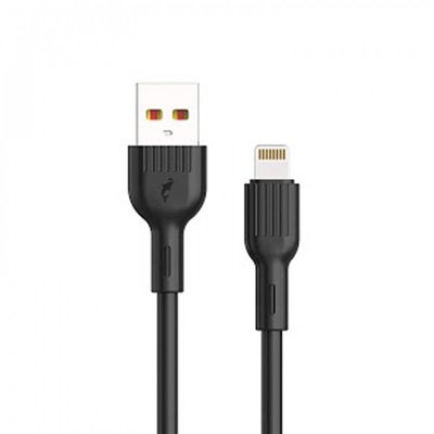 Кабель SkyDolphin S03L USB - Lightning (M/M), 1 м, Black (USB-000416) USB-000416 фото