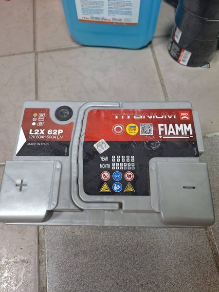 Аккумулятор FIAMM TITANIUM PRO (L2X 62P) ЛЕВ [+] 12V 60AH 600A 242*175*190 7905998 фото товара