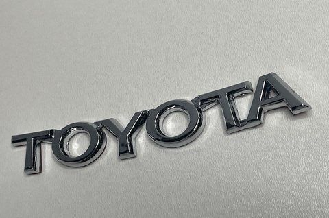 Емблема напис багажника Toyota 105x15 mm (хром) toy001 фото товару