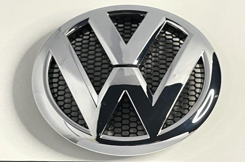 Емблема решітки радіатора Volkswagen (Фольцваген) Transporter T5 165 mm (7E0853601, 7E0853601E, 7E0853601C) vw038 фото товару
