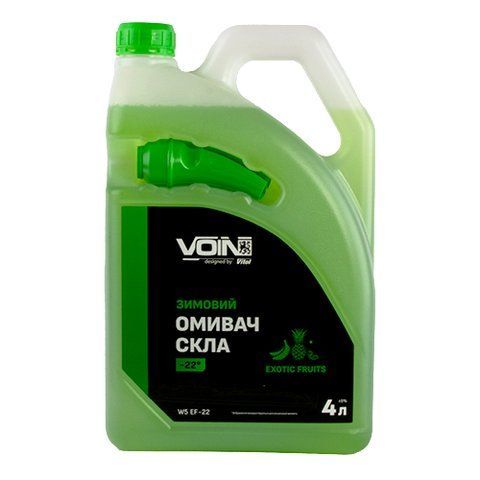 Омивач скла зимовий VOIN "-22" Exotic Fruits 4л (каністра з лійкою) VOIN W5 EF -22 фото товару