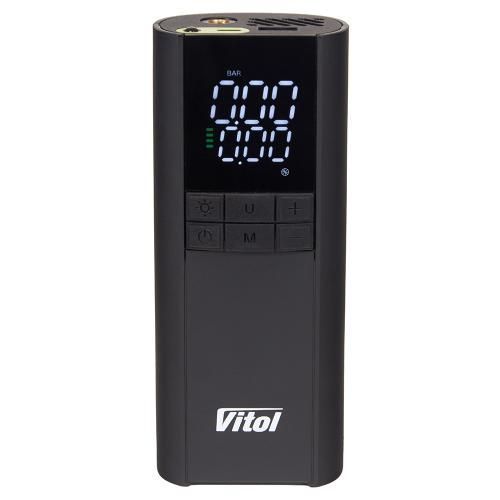 Компресор "ViTOL" K-35 3in1/7.4V/29.6wh/8000mAh/Повербанк/Ліхтар K-35 фото товару